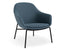 Core Lounge Chair - 4 Post Base - Blue