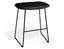 Elva Low Stool - Black Seat - Black Pad - Black Frame