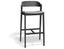 Grayson Bar Stool - Black - Custom Upholstered