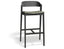 Grayson Bar Stool - Black - Custom Upholstered