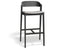 Grayson Bar Stool - Black - Custom Upholstered