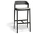 Grayson Bar Stool - Black - Custom Upholstered