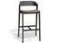 Grayson Bar Stool - Black - Custom Upholstered