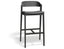 Grayson Bar Stool - Black - Custom Upholstered