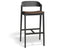 Grayson Bar Stool - Black - Custom Upholstered