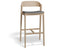 Grayson Bar Stool - Natural - Custom Upholstered