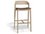 Grayson Bar Stool - Natural - Custom Upholstered