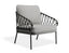 Kara Lounge Chair - Outdoor - Single - Charcoal - Granite Grey Cushions