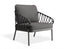 Kara Lounge Chair - Outdoor - Single - Charcoal