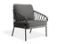 Kara Lounge Chair - Outdoor - Single - Charcoal - Granite Grey Cushions