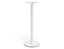 Metz Round High Bar Table Base - White