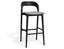 Mia Stool - Black - Custom Upholstered