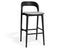 Mia Stool - Black - Custom Upholstered