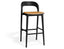 Mia Stool - Black - Custom Upholstered