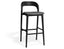 Mia Stool - Black - Custom Upholstered