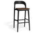 Mia Stool - Black - Custom Upholstered