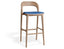 Mia Stool - Natural - Custom Upholstered