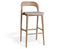 Mia Stool - Natural - Custom Upholstered