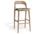 Mia Stool - Natural - Custom Upholstered