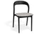 Mia Chair - Black - Custom Upholstered