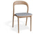 Mia Chair - Natural - Custom Upholstered