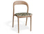Mia Chair - Natural - Custom Upholstered
