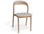 Mia Chair - Natural - Custom Upholstered