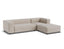 3 Seater with Left Ottoman