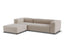 3 Seater with Right Ottoman
