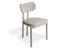 Nova Dining Chair - Dove Legs - Shell Fabric