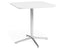 Place Cafe Table - Square - White Top - 70 x 70cm