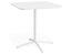 Place Cafe Table - Square - White Top - 70 x 70cm