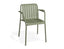 Roku Armchair - Outdoor - Eucalyptus Green - Chair with Green Cushion
