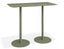 Roku Rectangle High Bar Table - Outdoor - Matte Green
