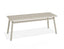 Roku Bench 120cm - Outdoor - Latte - Bench with Sandy Grey Cushion