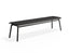 Roku Bench 190cm - Outdoor - Charcoal - Bench with Granite Grey Cushion