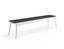 Roku Bench 190cm - Outdoor - White - Bench with Granite Grey Cushion