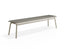 Roku Bench 190cm - Outdoor - Latte - Bench with Sandy Grey Cushion