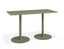 Roku Rectangle Cafe Table - Outdoor - Eucalyptus Green