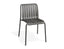 Roku Dining Chair - Outdoor - Charcoal - Chair with Terracotta Cushion