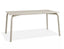 Roku Dining Table 160cm - Outdoor - Latte - Dune Ceramic
