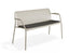 Roku Garden Bench 125cm - Outdoor - Matte Latte