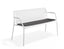 Roku Garden Bench 125cm - Outdoor - White