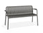 Roku Garden Bench 125cm - Outdoor - Charcoal