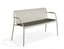 Roku Garden Bench 125cm - Outdoor - Matte Latte