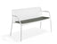 Roku Garden Bench 125cm - Outdoor - White