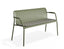 Roku Garden Bench 125cm - Outdoor - Eucalyptus Green