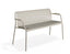 Roku Garden Bench 125cm - Outdoor - Matte Latte
