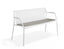 Roku Garden Bench 125cm - Outdoor - White