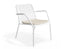 Roku Lounge Chair - Outdoor - White - Chair with Husk Cushion